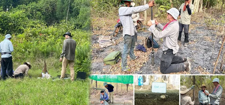 វិទ្យាស្ថាន MPI អាល្លឺម៉ង់ និងក្រុមការងារអាជ្ញាធរជាតិអប្សរា ចុះស្រាវជ្រាវទីតាំងមនុស្សរស់សម័យបុរាណ