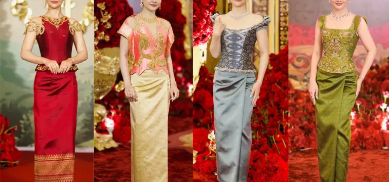 ស្អាតខ្លាំង ឱក សុគន្ធកញ្ញា អ្នកដឹកដៃកូនក្រមុំថ្ងៃមង្គលការប្អូន ទេព បូព្រឹក្ស ហើយឈុតដូរជាហូរហែ